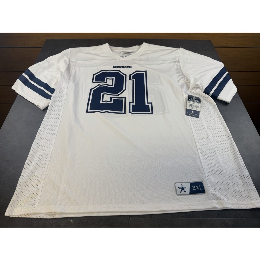 Dallas Cowboy 2018 Ezekiel Elliot #21 Men's Jersey White 2XL New with Tags